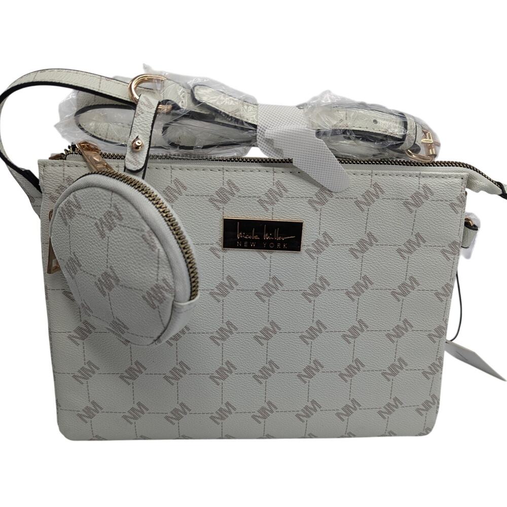 Nicole Miller Crossbody Shoulder Bag With Coin Purse